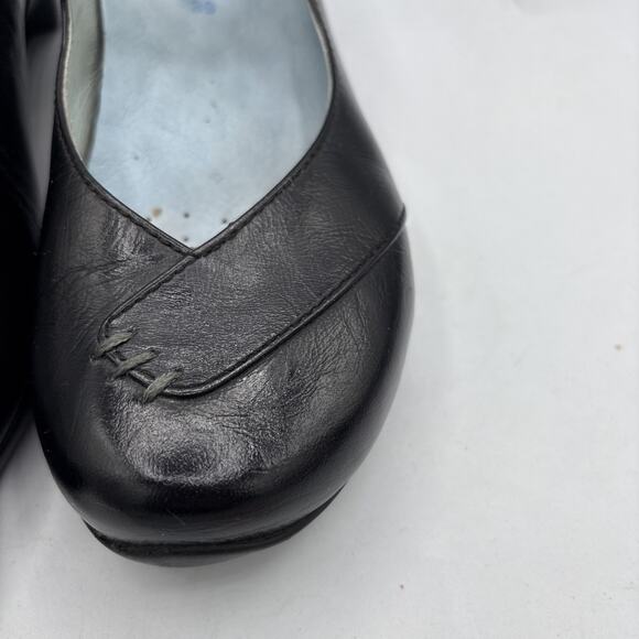 Wolky Womens Mary Jane EU39 US8 Black Leather Mid Heel Comfort Walking - Picture 7 of 9